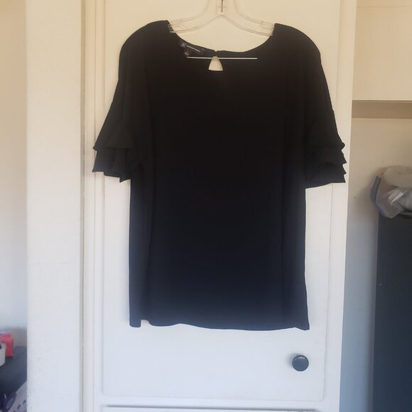 INC Size Large Black Top - Picture 1 of 5
